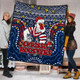 Sydney Roosters Christmas Custom Quilt - Christmas Knit Patterns Vintage Jersey Ugly Quilt