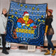 Gold Coast Titans Christmas Custom Quilt - Christmas Knit Patterns Vintage Jersey Ugly Quilt