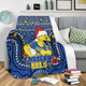 Parramatta Eels Christmas Custom Blanket - Christmas Knit Patterns Vintage Jersey Ugly Blanket