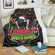 Penrith Panthers Christmas Custom Blanket - Christmas Knit Patterns Vintage Jersey Ugly Blanket