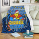 Gold Coast Titans Christmas Custom Blanket - Christmas Knit Patterns Vintage Jersey Ugly Blanket