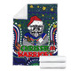 New Zealand Warriors Christmas Custom Blanket - Christmas Knit Patterns Vintage Jersey Ugly Blanket