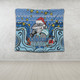 Cronulla-Sutherland Sharks Christmas Custom Tapestry - Christmas Knit Patterns Vintage Jersey Ugly Tapestry