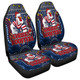 Sydney Roosters Christmas Custom Car Seat Cover - Christmas Knit Patterns Vintage Jersey Ugly Car Seat Cover