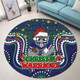 New Zealand Warriors Christmas Custom Round Rug - Christmas Knit Patterns Vintage Jersey Ugly Round Rug