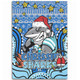 Cronulla-Sutherland Sharks Christmas Custom Area Rug - Christmas Knit Patterns Vintage Jersey Ugly Area Rug