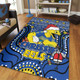 Parramatta Eels Christmas Custom Area Rug - Christmas Knit Patterns Vintage Jersey Ugly Area Rug