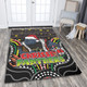 Penrith Panthers Christmas Custom Area Rug - Christmas Knit Patterns Vintage Jersey Ugly Area Rug