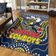 North Queensland Cowboys Christmas Custom Area Rug - Christmas Knit Patterns Vintage Jersey Ugly Area Rug
