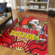 Redcliffe Dolphins Christmas Custom Area Rug - Christmas Knit Patterns Vintage Jersey Ugly Area Rug