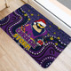 Melbourne Storm Christmas Custom Doormat - Christmas Knit Patterns Vintage Jersey Ugly Doormat