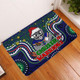 New Zealand Warriors Christmas Custom Doormat - Christmas Knit Patterns Vintage Jersey Ugly Doormat