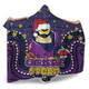 Melbourne Storm Christmas Custom Hooded Blanket - Christmas Knit Patterns Vintage Jersey Ugly Hooded Blanket