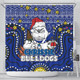 City of Canterbury Bankstown Bulldogs Christmas Custom Shower Curtain - Christmas Knit Patterns Vintage Jersey Ugly Shower Curtain