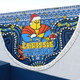 Gold Coast Titans Christmas Custom Beach Blanket - Christmas Knit Patterns Vintage Jersey Ugly Beach Blanket