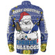 Canterbury-Bankstown Bulldogs Christmas Custom Long Sleeve Shirt - Christmas Knit Patterns Vintage Jersey Ugly Long Sleeve Shirt