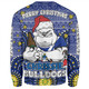 Canterbury-Bankstown Bulldogs Christmas Custom Sweatshirt - Christmas Knit Patterns Vintage Jersey Ugly Sweatshirt