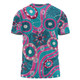 Australia Aboriginal T-shirt - Pink Aboriginal Dot Art Inspired T-shirt