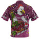 Manly Warringah Sea Eagles Christmas Custom Polo Shirt - Let's Get Lit Chrisse Pressie Polo Shirt