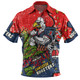 Sydney Roosters Christmas Custom Polo Shirt - Let's Get Lit Chrisse Pressie Polo Shirt