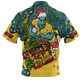 Australia Wallabies Christmas Custom Polo Shirt - Let's Get Lit Chrisse Pressie Polo Shirt