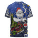 Canterbury-Bankstown Bulldogs Christmas Custom T-Shirt - Let's Get Lit Chrisse Pressie T-Shirt