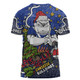 Canterbury-Bankstown Bulldogs Christmas Custom T-Shirt - Let's Get Lit Chrisse Pressie T-Shirt