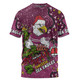 Manly Warringah Sea Eagles Christmas Custom T-shirt - Let's Get Lit Chrisse Pressie T-shirt
