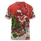 St. George Illawarra Dragons Christmas Custom T-shirt - Let's Get Lit Chrisse Pressie T-shirt