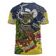 North Queensland Cowboys Christmas Custom T-shirt - Let's Get Lit Chrisse Pressie T-shirt