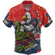 Sydney Roosters Christmas Custom Hawaiian Shirt - Let's Get Lit Chrisse Pressie Hawaiian Shirt