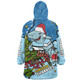 Cronulla-Sutherland Sharks Christmas Custom Snug Hoodie - Let's Get Lit Chrisse Pressie Snug Hoodie