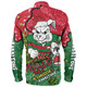 South Sydney Rabbitohs Custom Long Sleeve Shirt - Let's Get Lit Chrisse Pressie Long Sleeve Shirt