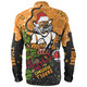 Wests Tigers Christmas Custom Long Sleeve Shirt - Let's Get Lit Chrisse Pressie Long Sleeve Shirt