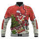 St. George Illawarra Dragons Christmas Custom Baseball Jacket - Let's Get Lit Chrisse Pressie Baseball Jacket