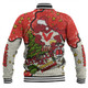 St. George Illawarra Dragons Christmas Custom Baseball Jacket - Let's Get Lit Chrisse Pressie Baseball Jacket