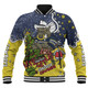 North Queensland Cowboys Christmas Custom Baseball Jacket - Let's Get Lit Chrisse Pressie Baseball Jacket