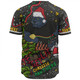 Penrith Panthers Christmas Custom Baseball Shirt - Let's Get Lit Chrisse Pressie Baseball Shirt