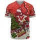 St. George Illawarra Dragons Christmas Custom Baseball Shirt - Let's Get Lit Chrisse Pressie Baseball Shirt