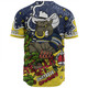North Queensland Cowboys Christmas Custom Baseball Shirt - Let's Get Lit Chrisse Pressie Baseball Shirt