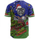 New Zealand Warriors Christmas Custom Baseball Shirt - Let's Get Lit Chrisse Pressie Baseball Shirt
