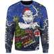 Canterbury-Bankstown Bulldogs Christmas Custom Sweatshirt - Let's Get Lit Chrisse Pressie Sweatshirt