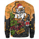 Wests Tigers Christmas Custom Sweatshirt - Let's Get Lit Chrisse Pressie Sweatshirt