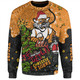 Wests Tigers Christmas Custom Sweatshirt - Let's Get Lit Chrisse Pressie Sweatshirt