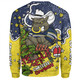 North Queensland Cowboys Christmas Custom Sweatshirt - Let's Get Lit Chrisse Pressie Sweatshirt