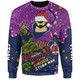 Melbourne Storm Christmas Custom Sweatshirt - Let's Get Lit Chrisse Pressie Sweatshirt