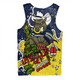 North Queensland Cowboys Christmas Custom Men Singlet - Let's Get Lit Chrisse Pressie Men Singlet