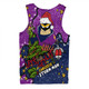 Melbourne Storm Christmas Custom Men Singlet - Let's Get Lit Chrisse Pressie Men Singlet