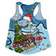 Cronulla-Sutherland Sharks Christmas Custom Women Racerback Singlet - Let's Get Lit Chrisse Pressie Women Racerback Singlet