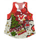 St. George Illawarra Dragons Christmas Custom Women Racerback Singlet - Let's Get Lit Chrisse Pressie Women Racerback Singlet